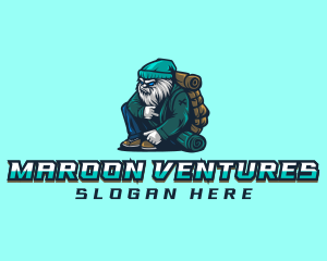 Yeti Punk Adventurer logo design