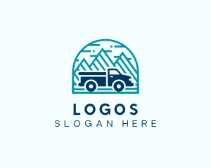 Movers - Mountain Truck Logistics logo design