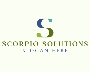 Corporate Brand Letter S logo design