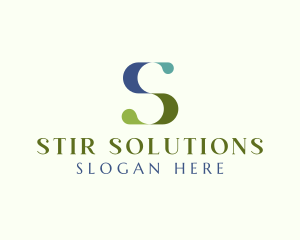 Corporate Brand Letter S logo design