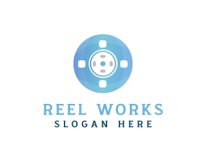 Reel - Media Reel Entertainment logo design