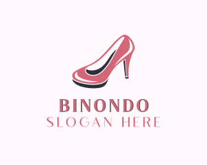 Shoemaking - Fashion High Heels logo design