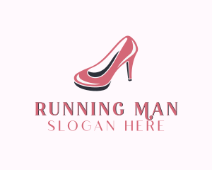 Shoemaking - Fashion High Heels logo design