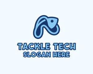 Tackle - Aquatic Seafood Fish logo design