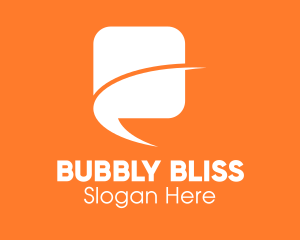 Message Chat Bubble  logo design