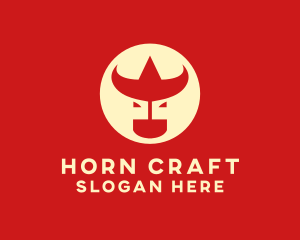 Horns - Bullfighter Bull Horns logo design