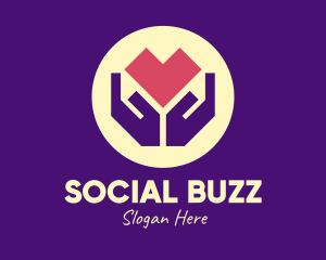 Social Welfare Heart logo design