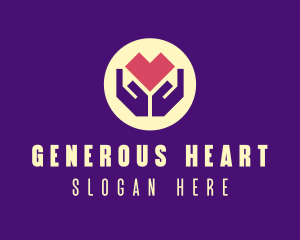 Social Welfare Heart logo design