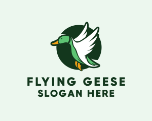 Geese - Duck Bird Poultry logo design