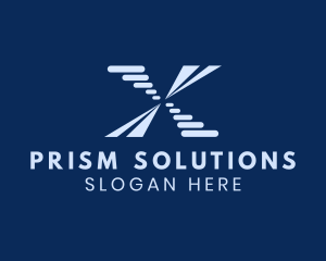 Prism - Generic Shape Prism Letter X logo design