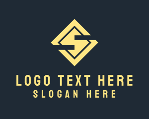 Trade - Modern Diamond Letter S logo design