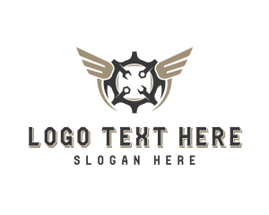 Mechanical - Gear Industrial Tools logo design