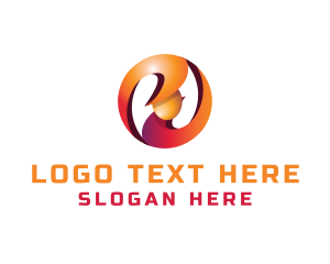 Modern Globe Letter H logo design