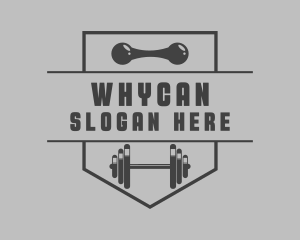 Gym Barbell Trainer Logo