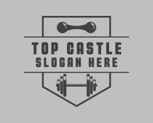 Preparation - Gym Barbell Trainer logo design
