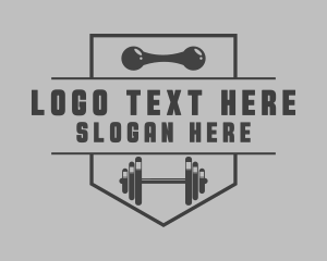 Personal Trainer - Gym Barbell Trainer logo design