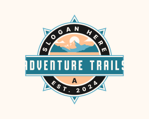 Compass Mountain Adventure logo design