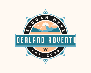 Compass Mountain Adventure logo design