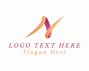 Fashion Designer - Fashion Boutique Letter N logo design