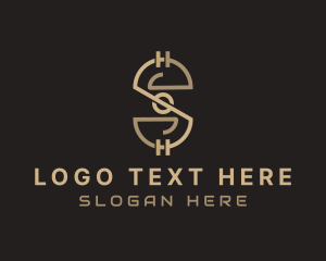 Blockchain - Crypto Currency Letter S logo design