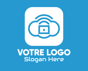 Personal - Cloud Lock Application logo design