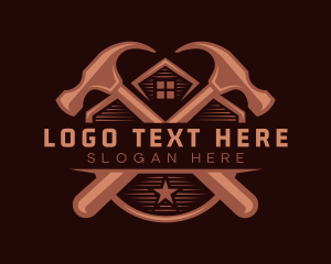 Artisan - House Hammer Carpentry logo design