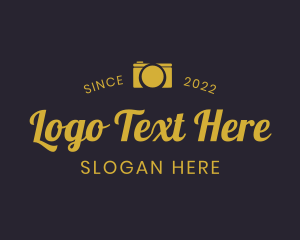 Gold - Simple Camera Professional logo design