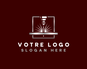 Fabrication - Laser Metal Engraving logo design