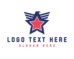 Politician - American Eagle Star logo design