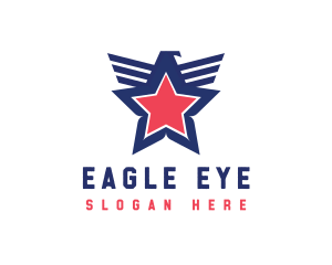 American Eagle Star logo design