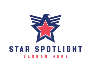 American Eagle Star logo design