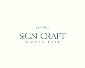 Stylish Classy Business logo design