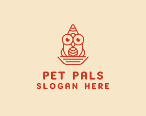 Wildlife Owl Bird  logo design