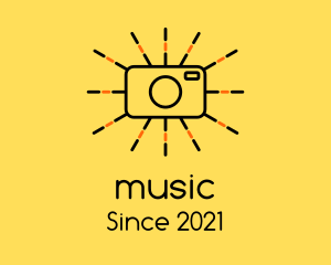 Sunset - Sunray Simple Camera logo design