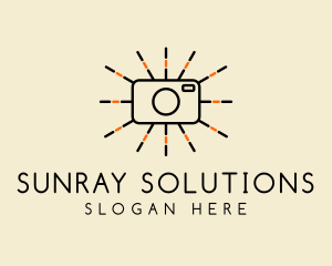 Sunray Simple Camera logo design