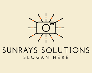 Sunray Simple Camera logo design