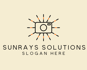 Sunray Simple Camera logo design