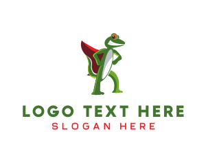 Hero Cape Gecko logo design