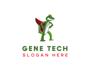 Hero Cape Gecko logo design