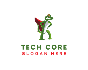 Hero Cape Gecko logo design