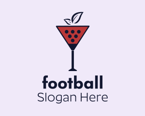 Wine Glass Cocktail  Logo