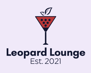 Wine Glass Cocktail  logo design