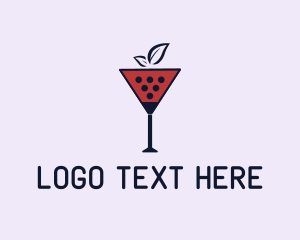 Wine Glass Cocktail  Logo