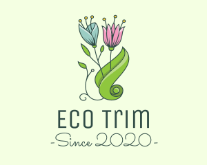 Garden Eco Flowers logo design