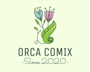 Branch - Garden Eco Flowers logo design