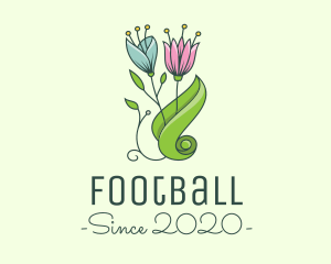 Flower Shop - Garden Eco Flowers logo design