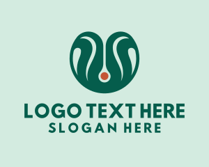 Organic Leaf Plant Logo