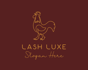 Rooster Luxe Boutique logo design