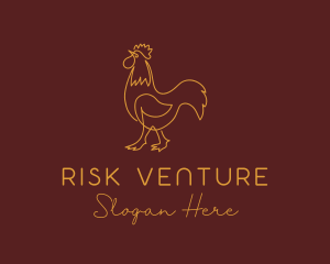 Law Firm - Rooster Luxe Boutique logo design