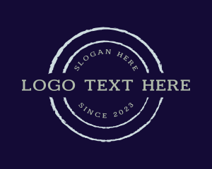 Retro Badge Wordmark Logo